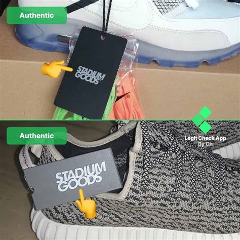 do stadium goods sell fake shoes|stadium goods counterfeit tags.